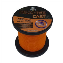 Fir monofilament pentru pescuit, Cast, lungime 1000 m, diametru 0.35 mm, 16.10 kg, culoare portocaliu
